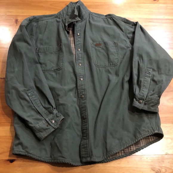 Carhartt Other - Carhartt Snap Up Flannel Lined Shirt Jacket